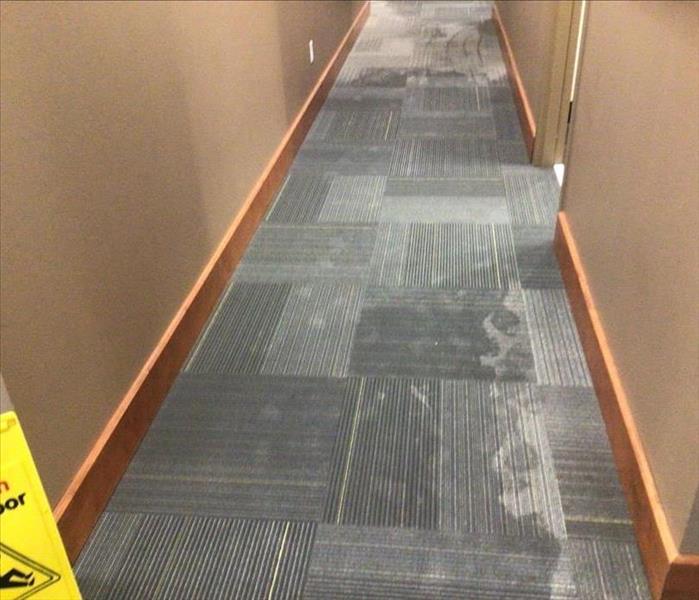 A Barrow County property with hallway water damage