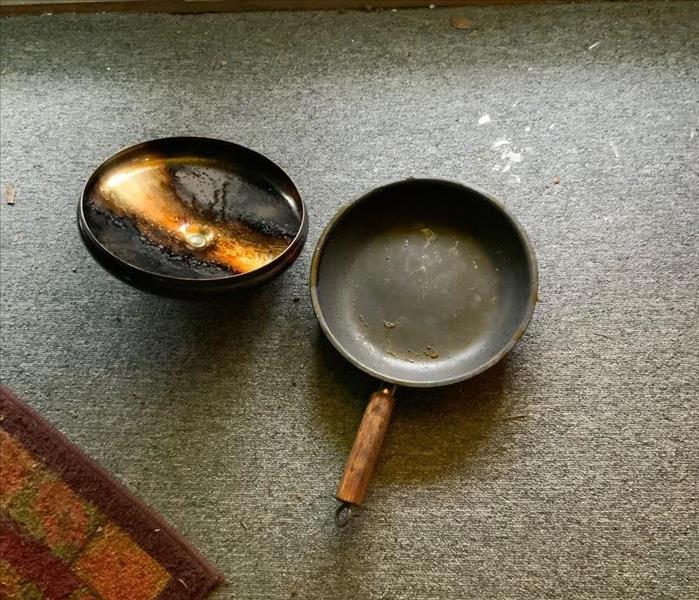 A pan that caused a grease fire in a Barrow County home.