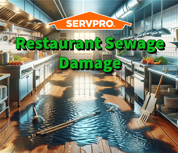 A Winder restaurant with sewage damage.